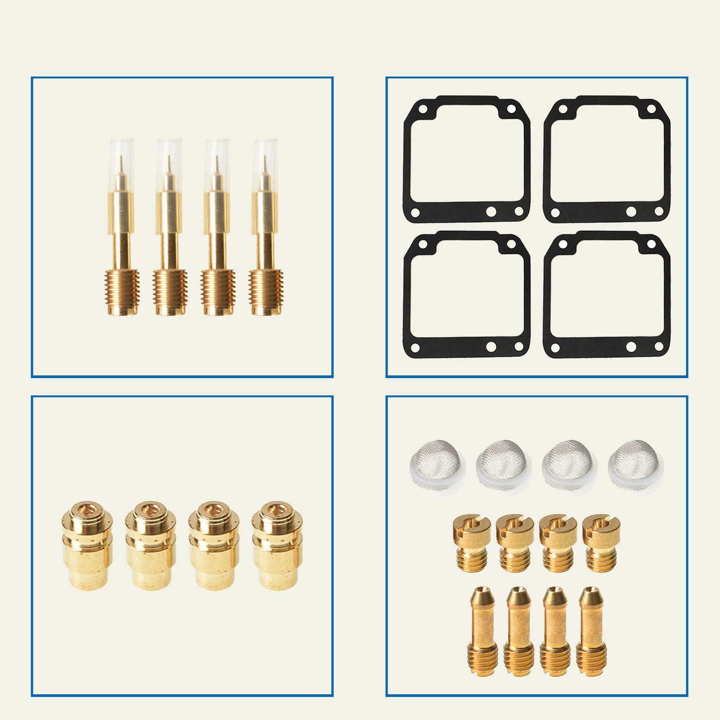 munirater Carburetor Repair Kit Rebuild Set Replacement for FZ600 YX600 FZ YX 600