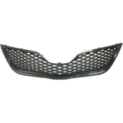 munirater Front Bumper Upper Grilles Black Plastic Replacement for 2010 2011 Camry 5310106200C0 TO1200323