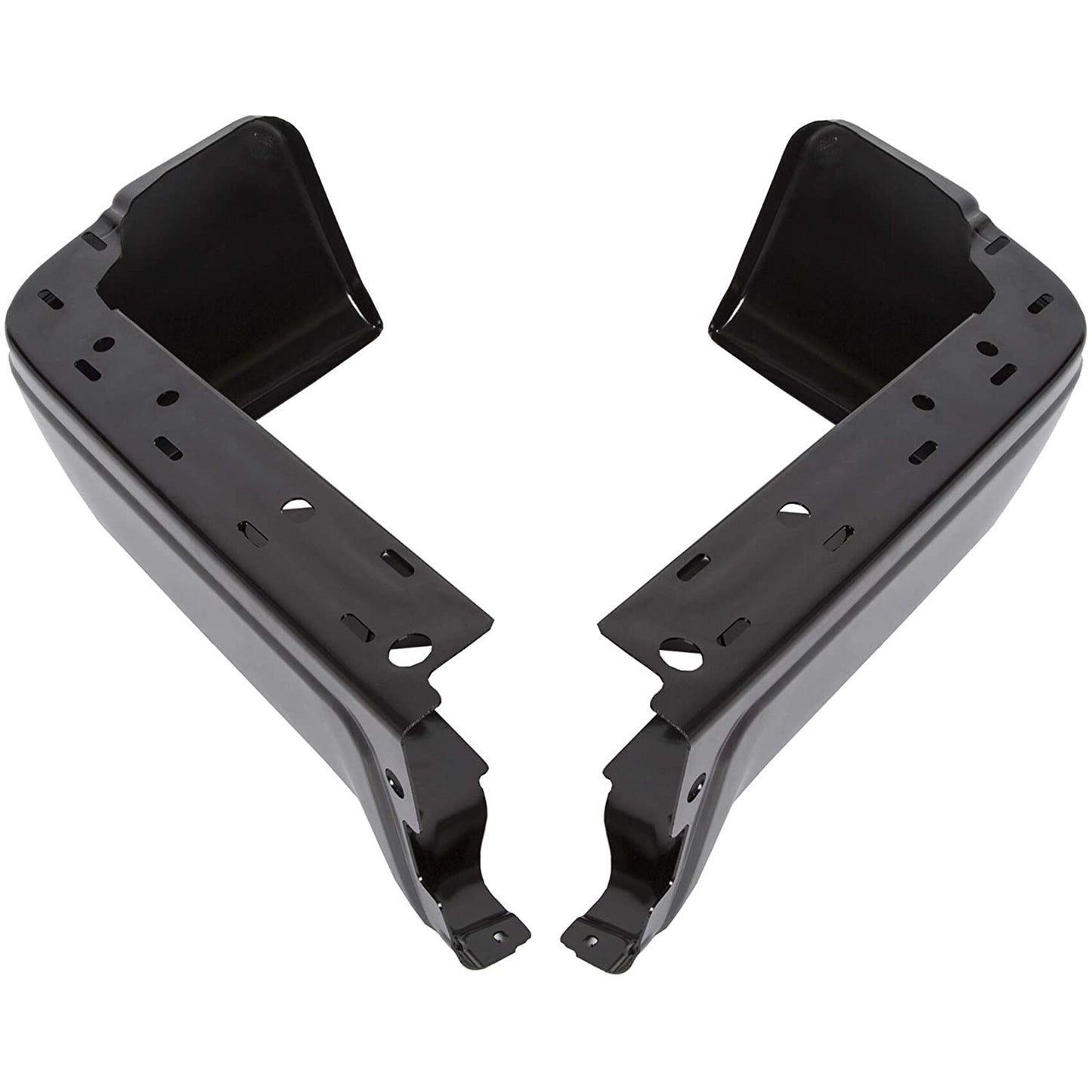 Left Right Steel Rear Bumper Ends Replacement for 2009-2014 F150