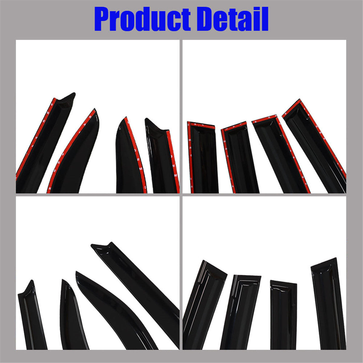 munirater Side Window Visor Vent Rain Guard Deflector Replacement for 1996-2000 Civic Sedan 4-Door