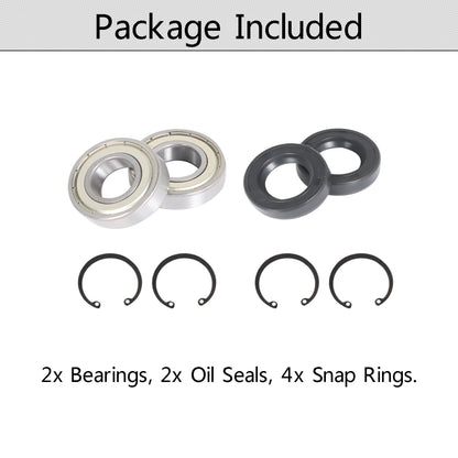 munirater Golf Cart Axle Bearing and Seal Kit 611931 70181G01 15112G1 Replacement for TXT RXV 1978-Up Golf Carts