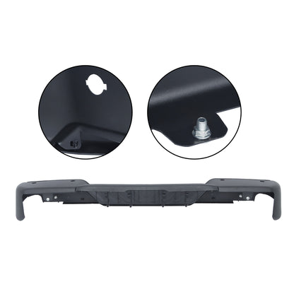 Black Rear Bumper Assembly for Nissan Frontier 2013-2021, with Sensor Holes, NI1103126