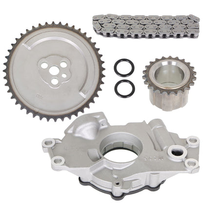 munirater M295 Oil Pump with Timing Chain Kit Replacement for 4.8L 5.3L 6.0L LS1 LS2 LS3 12586665 12556582