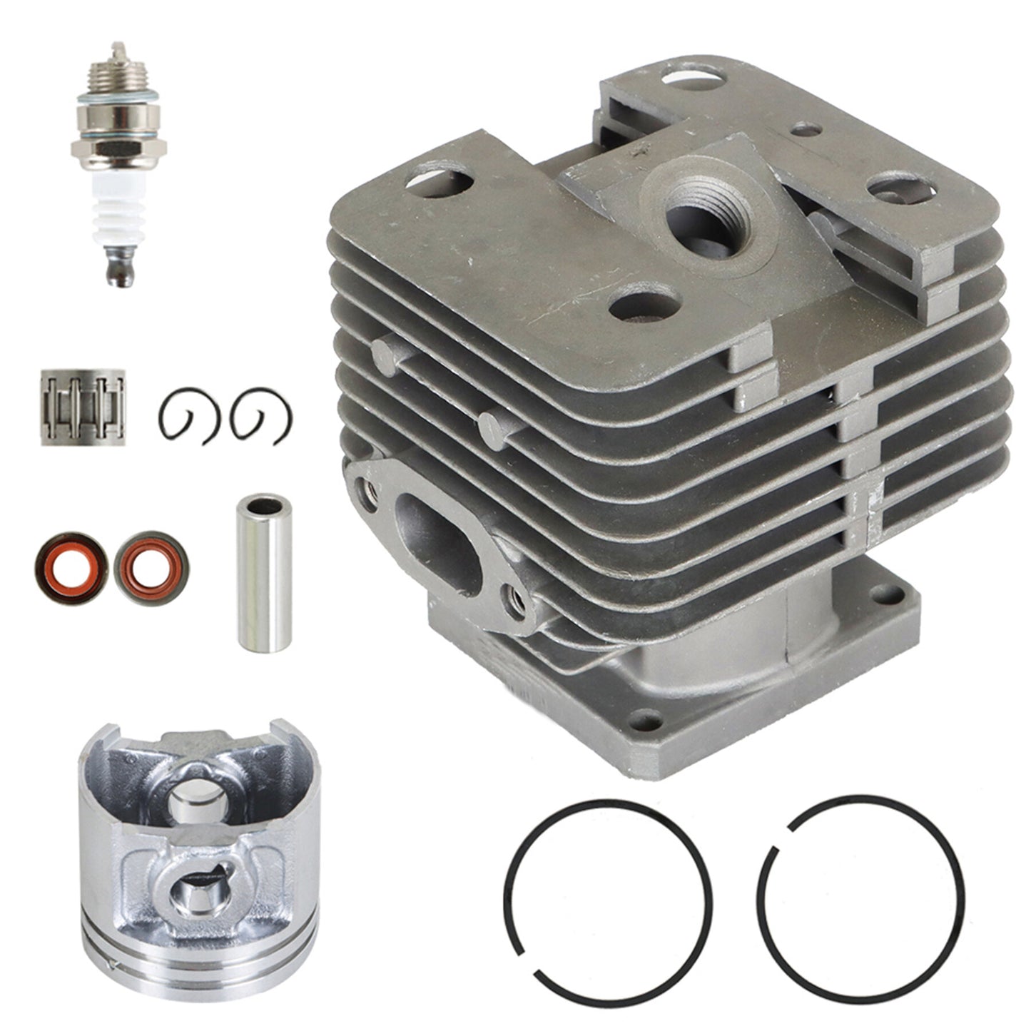 munirater 40MM Cylinder Piston Kit Replacement for FT250 HT250 FS250 FS250R FS202 FS120 FS200