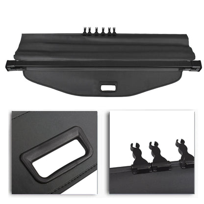 munirater Black Retractable Rear Trunk Cargo Luggage Security Shade Cover Replacement for 2018-2019 Equinox