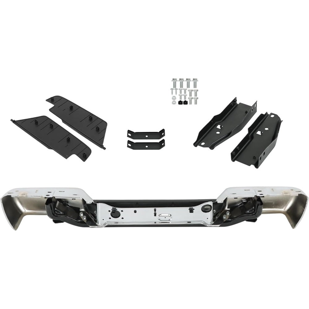 Chrome Steel Rear Step Bumper for Chevrolet Colorado & GMC Canyon 2004-2007, GM1103145