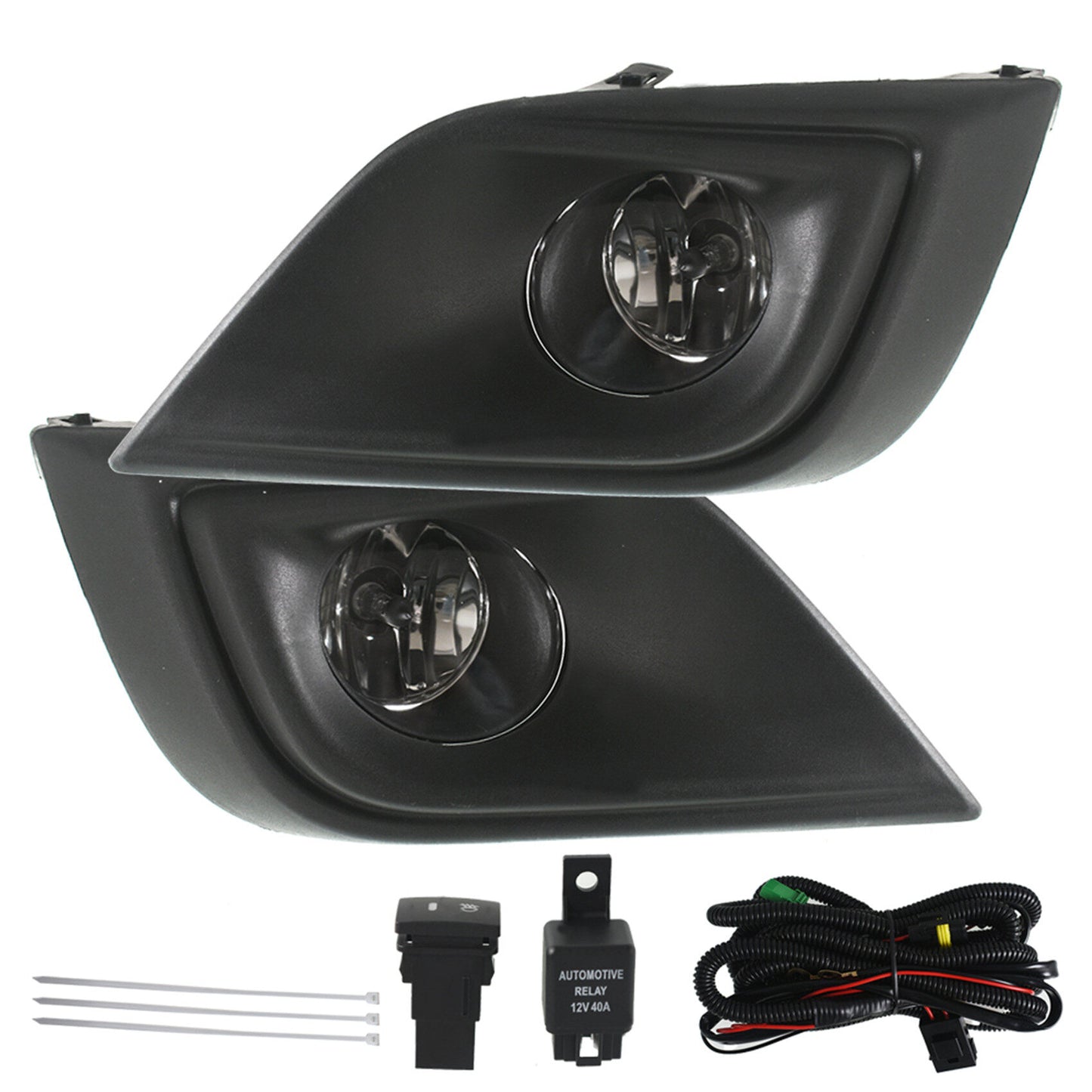 munirater Fog Lights Bumper Lamps For 2015-2017 Nissan Murano Driver & Passenger Side Set