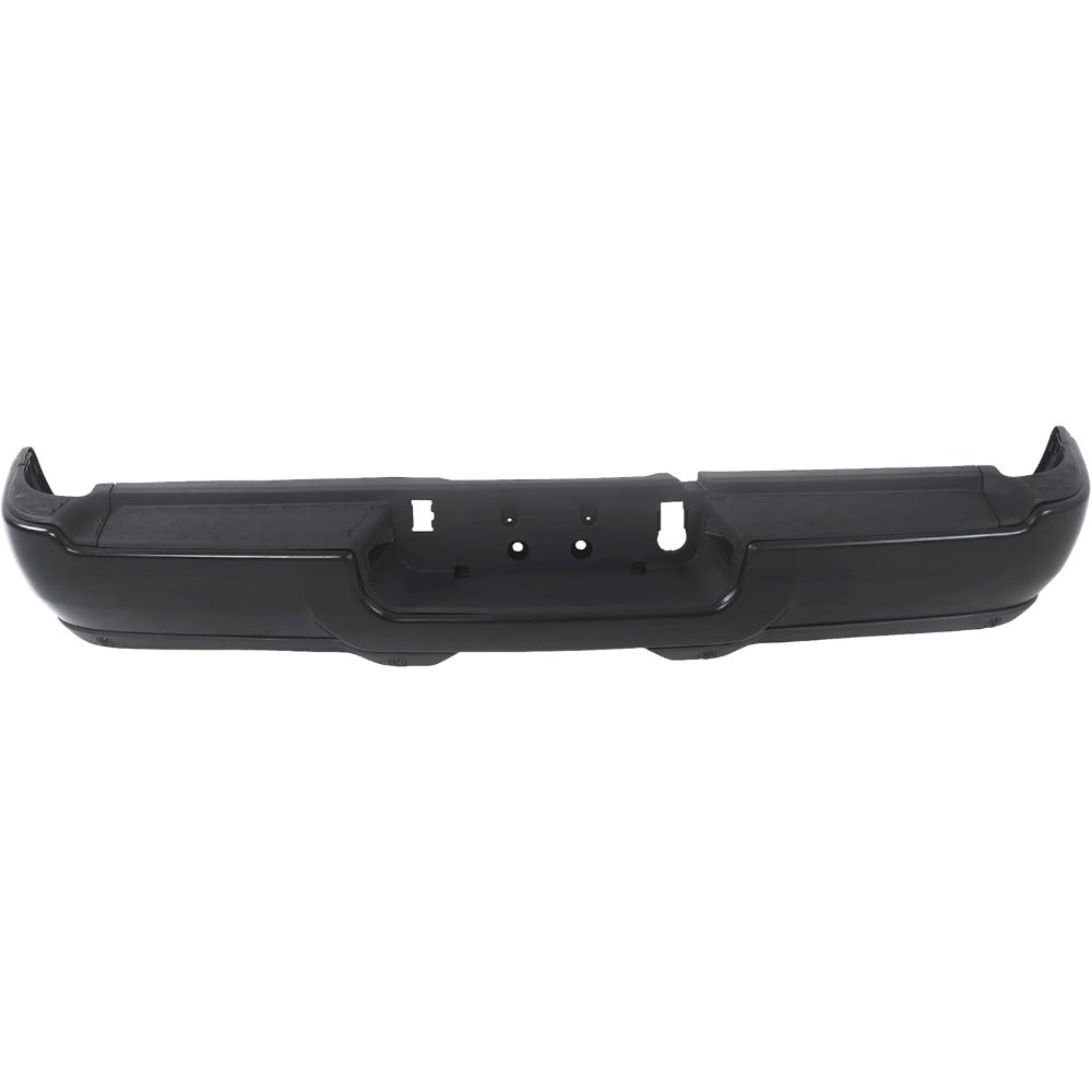 Black Rear Step Bumper for Ram 2500 2019-2024, with Sensor Holes, without Light Openings, CH1103178