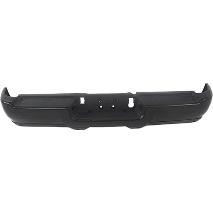 Black Rear Step Bumper for Ram 2500 2019-2024, with Sensor Holes, without Light Openings, CH1103178