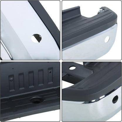Chrome Steel Rear Step Bumper for Ford Ranger 2019-2023, FO1103231