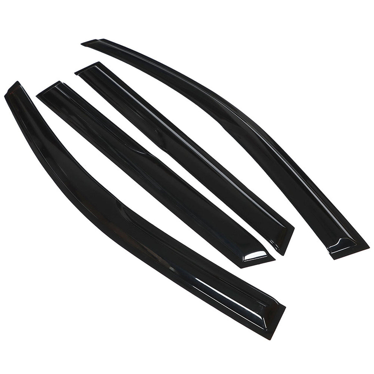 munirater Side Window Visors Rain Guard Wind Vent Shade Deflector Replacement for 2008-2017 Journey