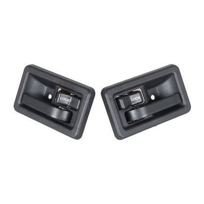 munirater 2Pcs Inside Door Handles Interior Left and Right Replacement for 1987-2004 Wrangler 55176476AB 55176477AB