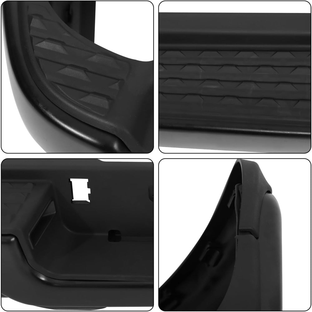 Black Rear Step Bumper for Ram 2500 / 3500 2019-2024, without Sensor or Light Openings, CH1103170