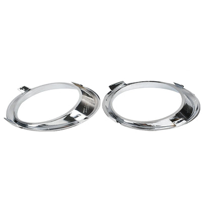 munirater 1 Pair of Fog Light Bezel Chrome Trim Ring Replacement for 2013-2016 Fusion Driver & Passenger Side DS7Z-17E811-AA DS7Z-17E810-AA