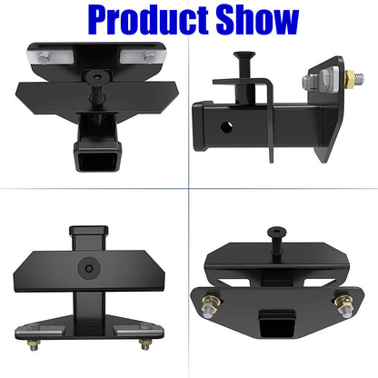 munirater Tow Trailer Hitch Receiver Kit Matte Black for 2003-2018 Ram 1500 2500 3500 Class 3