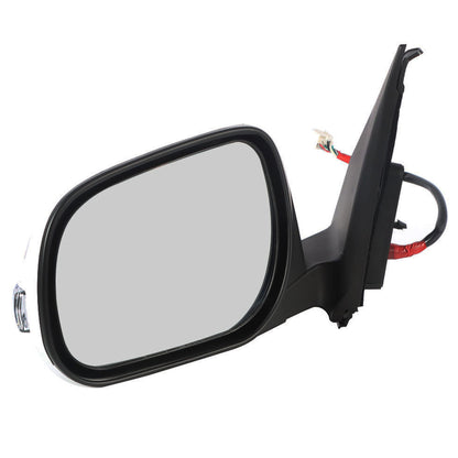 munirater Side Mirror Left Driver Side White Signal Light Heated 7pin Replacement for 2009-2012 Toyota RAV4 TO1321310 87940-0R060