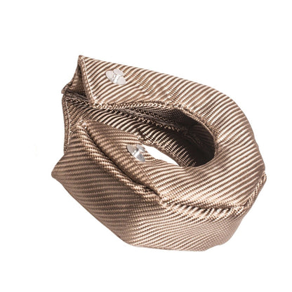 munirater Turbocharger Heat Shield Cover, T4 Titanium Turbo Blanket Replacement for T4 GT40 GT42 GT45 with Locking Springs