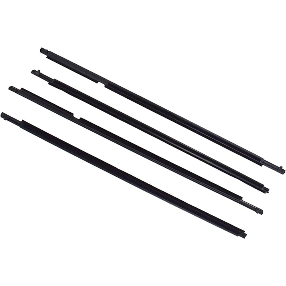 ABS Window Weatherstrip Molding Kit for 2008-2010 Toyota Highlander, 4-Piece