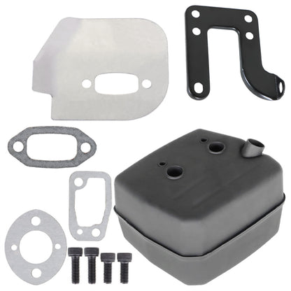 munirater 503476901 Exhaust Muffler Deflector Kit Replacement for 5272XP 268K 272S Chainsaw 61 268 272 with Bracket