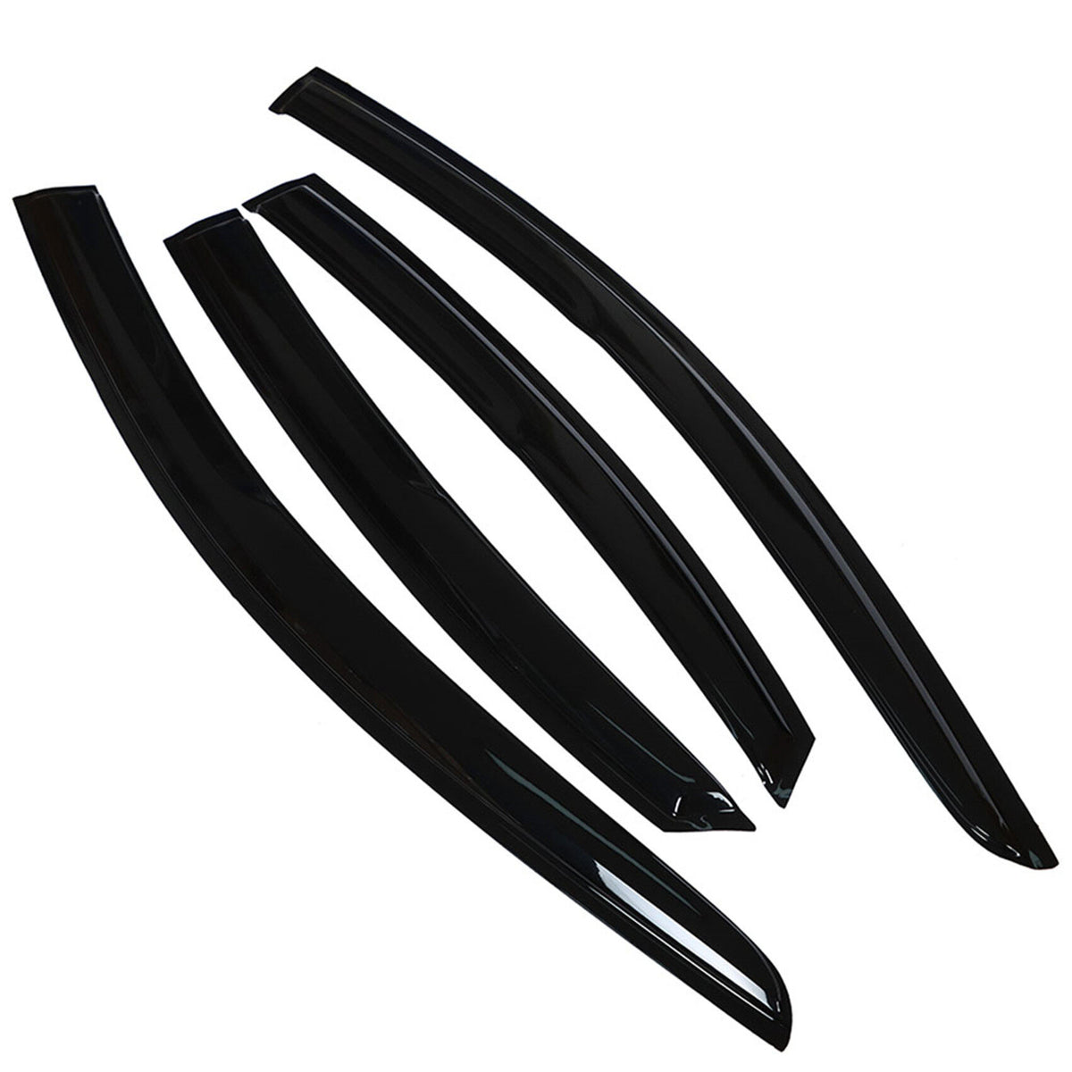 munirater Side Window Visors Rain Guard Wind Vent Shade Deflector Replacement for 2015-2019 Hyundai Sonata