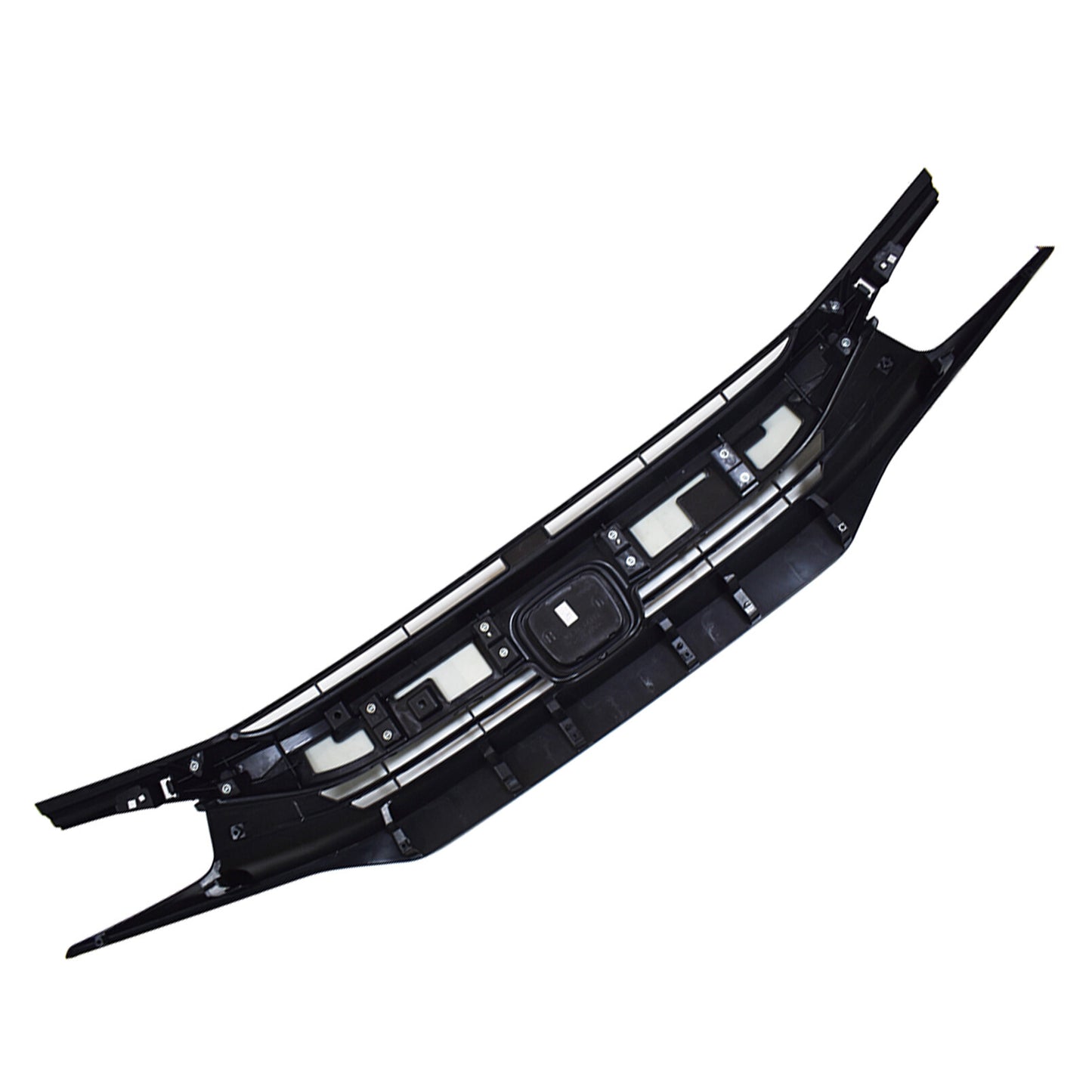 munirater Front Bumper Upper Grille Black Replacement for 2016-2018 Civic