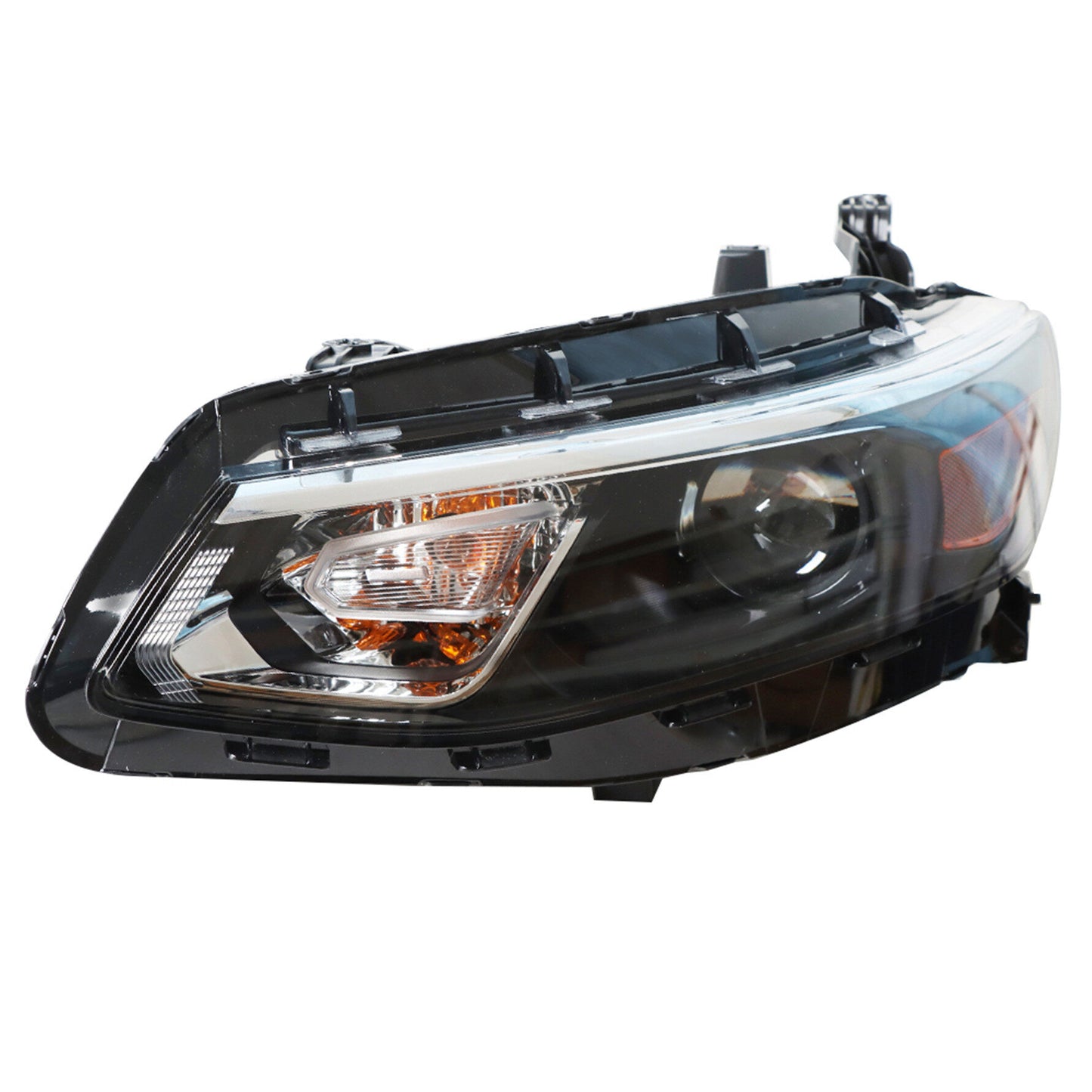 munirater Headlight Assembly Driver Side Black Housing Projector Replacement for 2016 2017 2018 Malibu