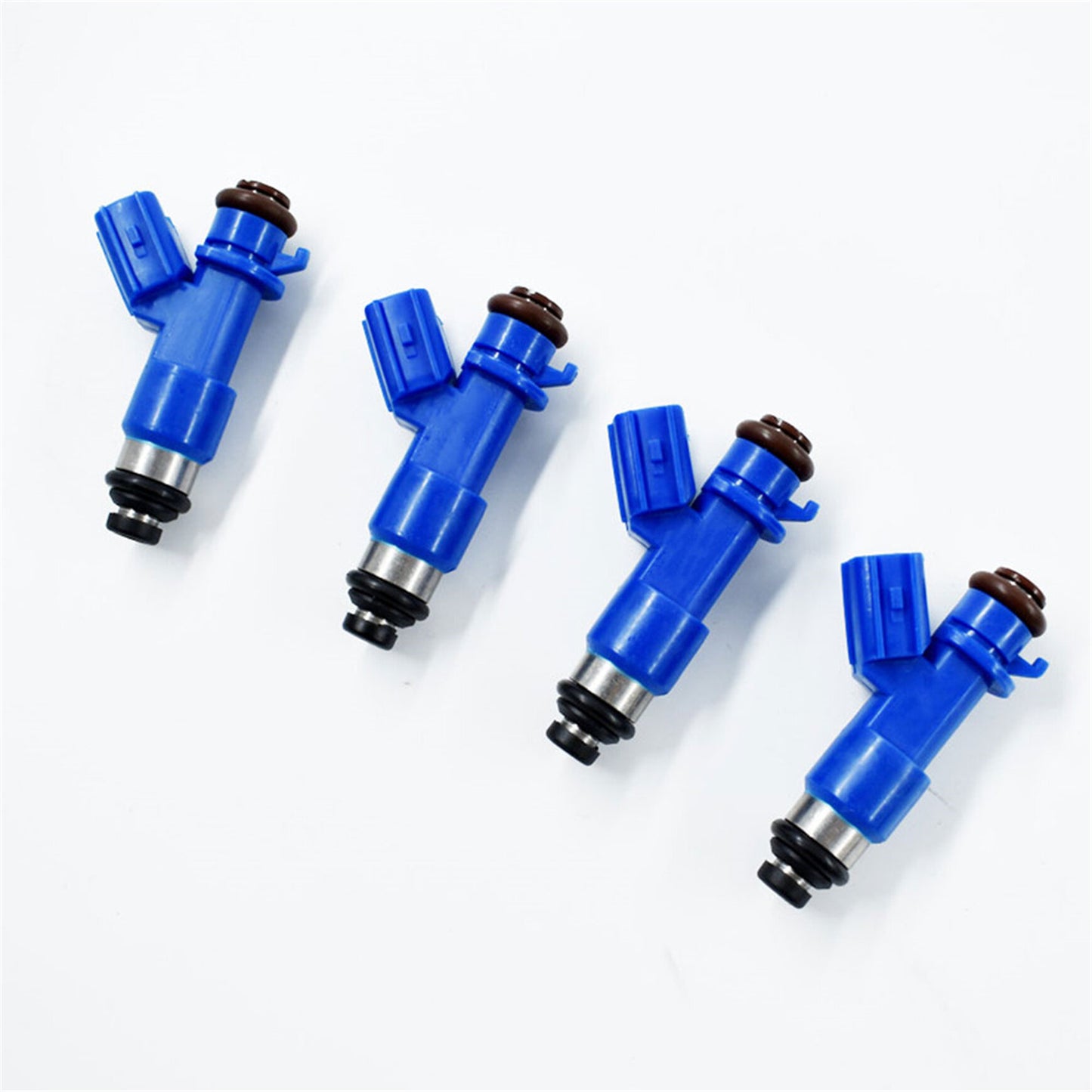 munirater 4-Pack Fuel Injectors Replacement for 1996-2006 Honda Civic 1.6L Acura RDX 410cc 16450-RWC-A01 w/Plug