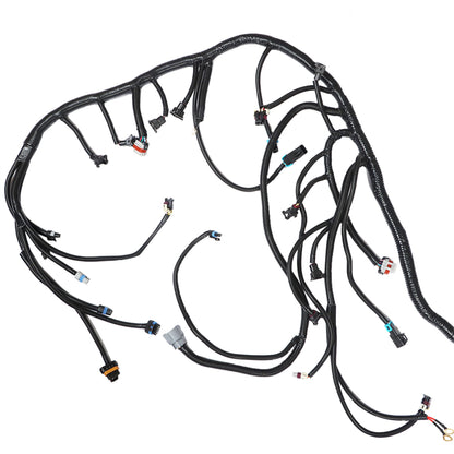 munirater Standalone Wiring Harness with Mechanical Throttle Body and 4L60E (DBC) Replacement for 4.8 5.3 6.0 GM LS Swap Vortec 1999-2003