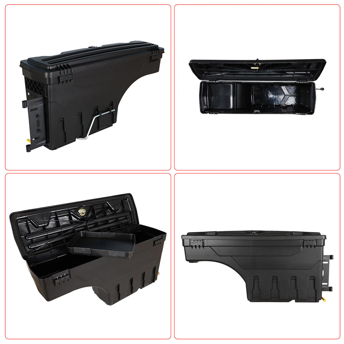 munirater Truck Bed Storage Box Case Lockable Toolbox Replacement for 2015-2021 Colorado/Canyon, 2 Pack Right Passenger Side&Left Driver Side SC103D