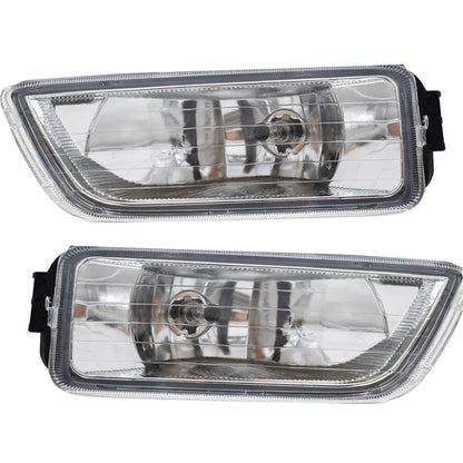 munirater 1 Pair of Clear Bumper Driving Fog Lights Assembly Left & Right Side Replacement for 2003-2007 Honda Accord 4-Door Sedan