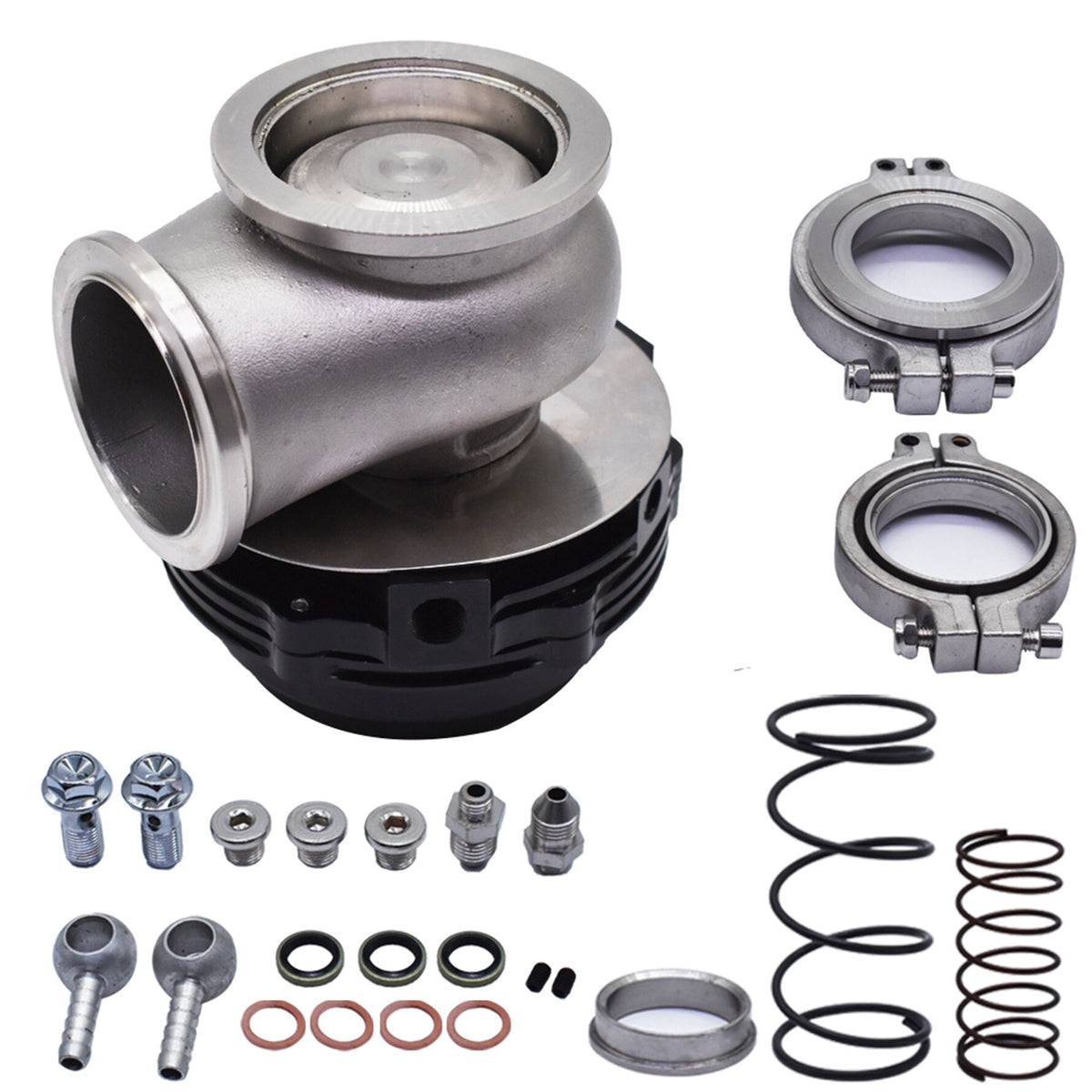 munirater WG-44MM-BK 44mm Steel Water Cooled External Turbo (Blcak)