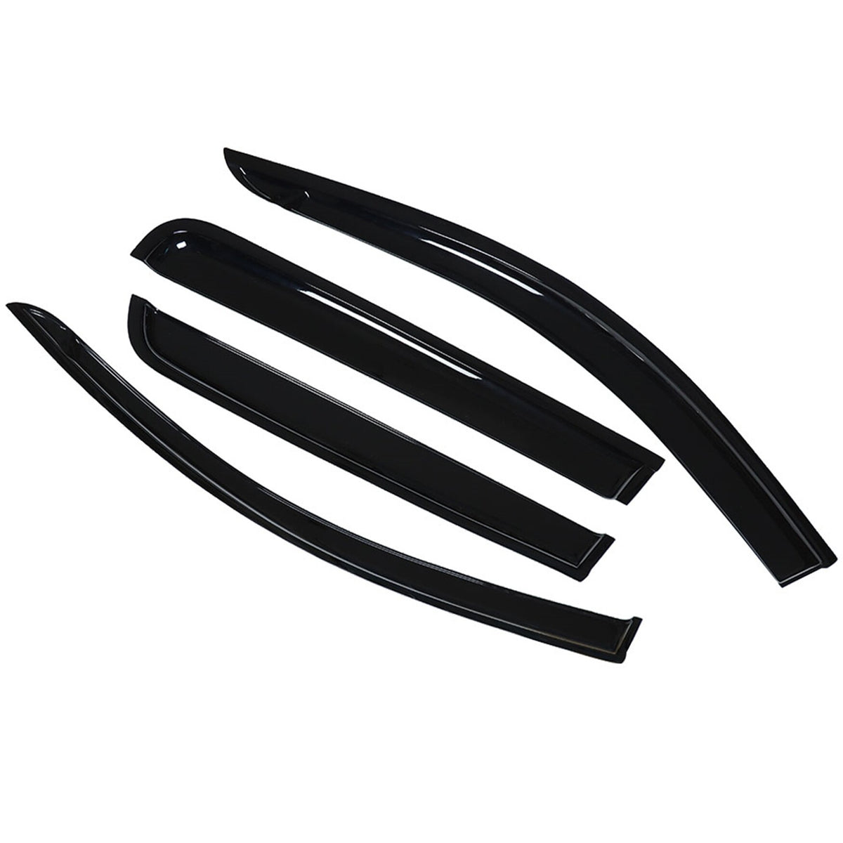 munirater Side Window Visors Rain Guard Wind Vent Shade Deflector Replacement for 2015-2020 Colorado