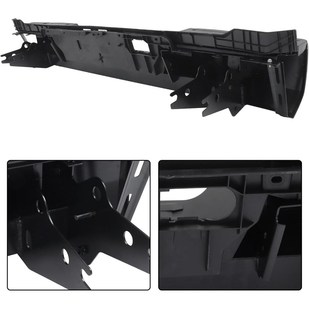 Black Rear Step Bumper for Toyota Tundra 2022-2024, without Sensor Holes, TO1103139