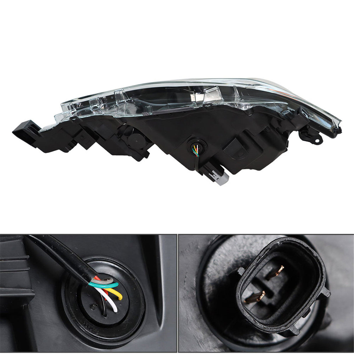 munirater 1-Pack LH Projector Headlight Headlamp Assembly Set Replacement for 2017 2018 2019 Corolla SE XLE XSE Sedan, Replace Driver Side Headlamps Halogen LED