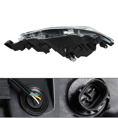 munirater 1-Pack LH Projector Headlight Headlamp Assembly Set Replacement for 2017 2018 2019 Corolla SE XLE XSE Sedan, Replace Driver Side Headlamps Halogen LED