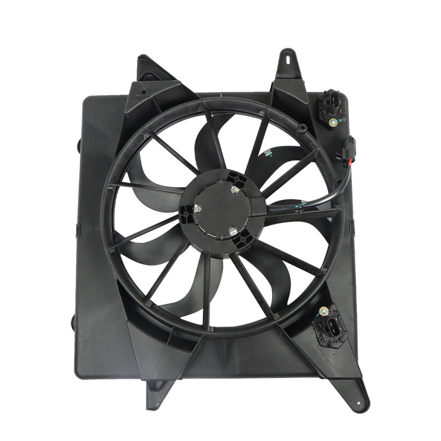 munirater Radiator Condenser Cooling Fan Assembly A/C Fan Replacement for 2010 2011 2012 2013 2014 2015 2016 SRX 3.0L 3.6L GM3115234 20883034 622650