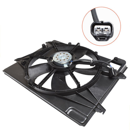 munirater Radiator Condenser Cooling Fan Replacement for 2015-2017 Hyundai Sonata 2.4L