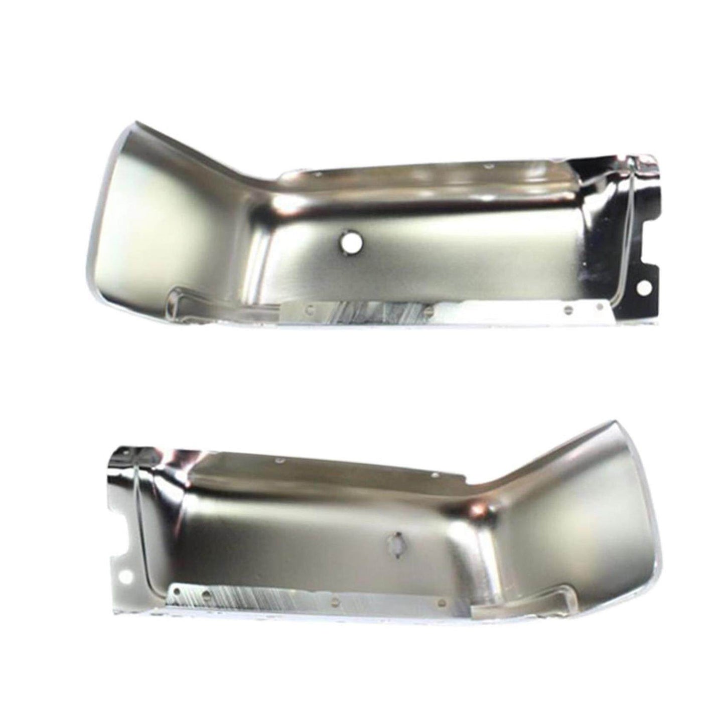 munirater Rear Bumper End Caps Drivers Passengers Chrome with Park Assist Replacement for 2009-2014 F150 FO1102372