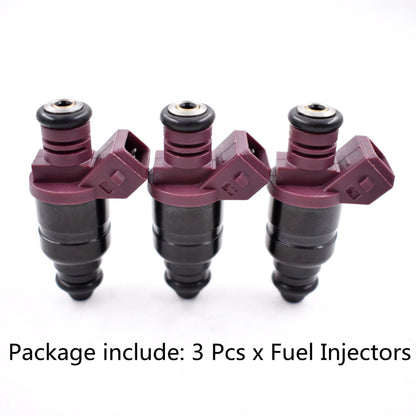 munirater 3-Pack Fuel Injectors Replacement for John Deere 825i Gator 3 Cylinder 5WY2404A