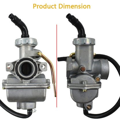 munirater Carburetor with Air Filter Replacement for Honda XR50 XR80 XR80R 1979-2001