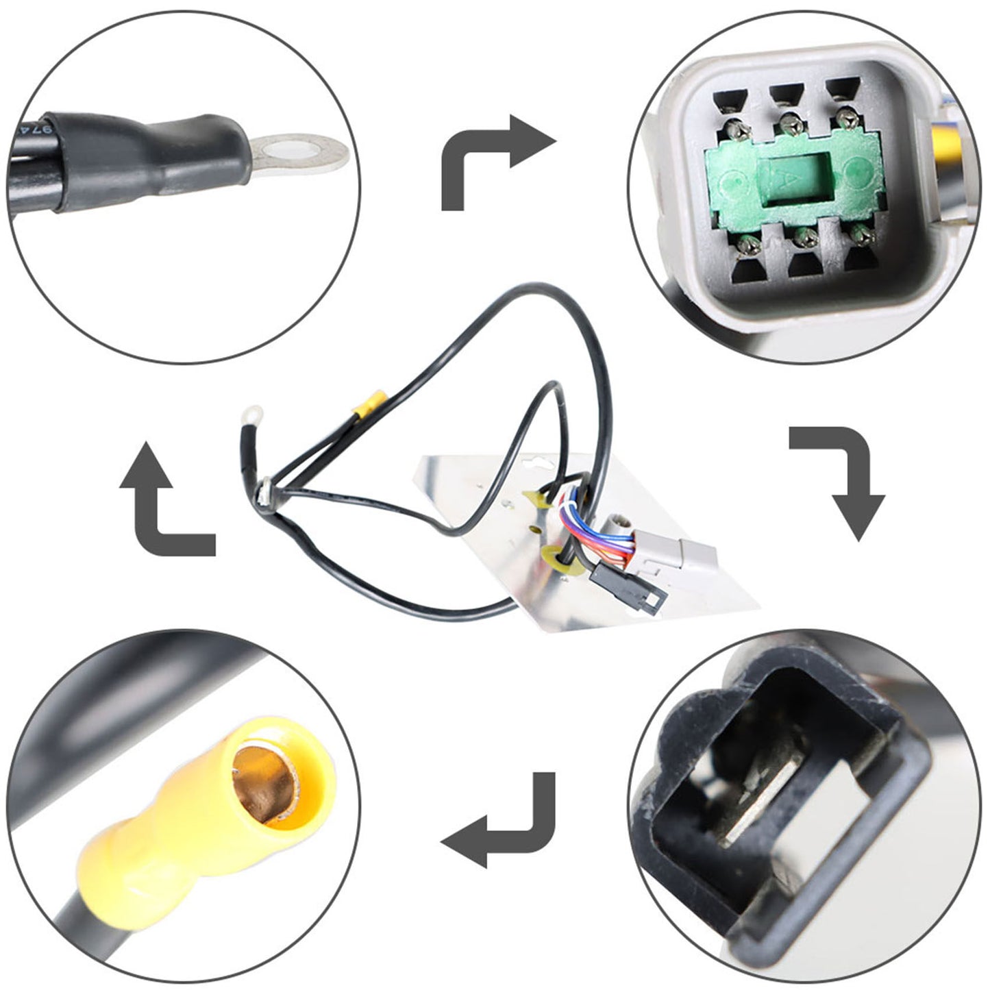 munirater 48V On - Board Computer Replacement for Club Car Precedent 2004-2015 OBC 1025110-01 1025863-01