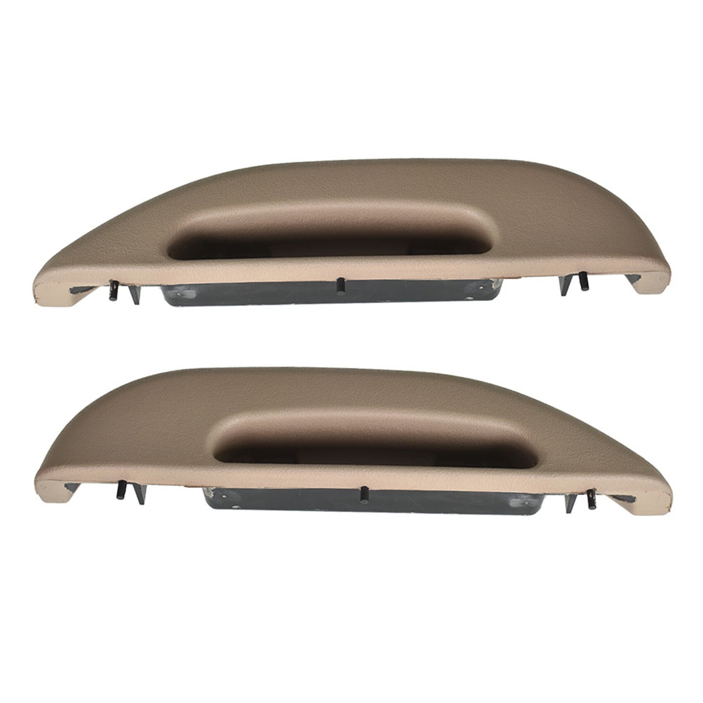 munirater Beige Front Car Door Armrest Pull Handle Cover Driver & Passenger Side Replacement for 1996-2002 Express Savana Van 12376621 12376622