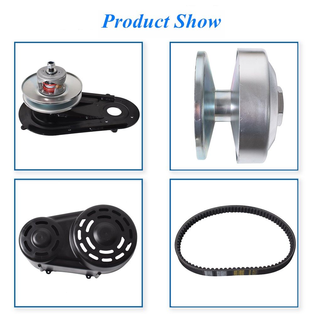 munirater Torque Converter Kit Clutch Pulley Driver Driven 8 to 16HP with a 1 Straight Crankshaft with 1/4 Keyway Replacement for Comet 40 Series Go Kart 203015A 203015 209133A 209133 209139A 209139