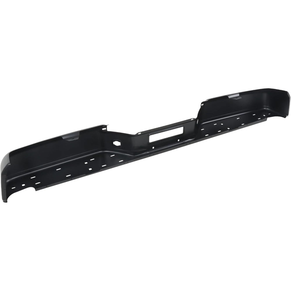 Black Steel Rear Bumper Face Bar for Nissan Titan XE 2007-2010 / S 2011-2015, NI1102152