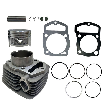 munirater Cylinder Piston Rings Kit Replacement for Honda ATC 200 XL185 XL200 196 CM3 200cc 63.5mm Bore