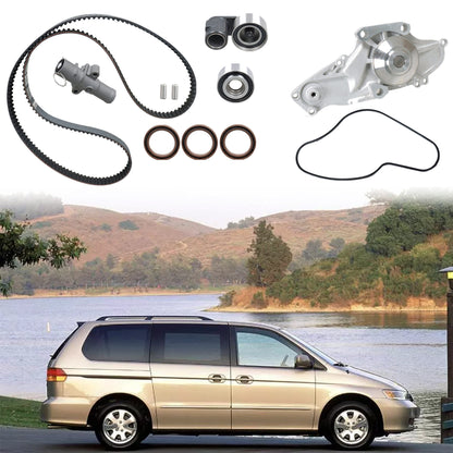 munirater Timing Belt Kit Water Pump Replacement for 2000-2004 Pilot Odyssey J32A J35A