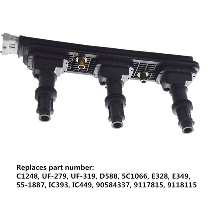 munirater Ignition Coil Pack UF279 C1248 Replacement for Saturn L/Saturn Vue/Cadillac CTS/Cadillac Catera 1999-2005