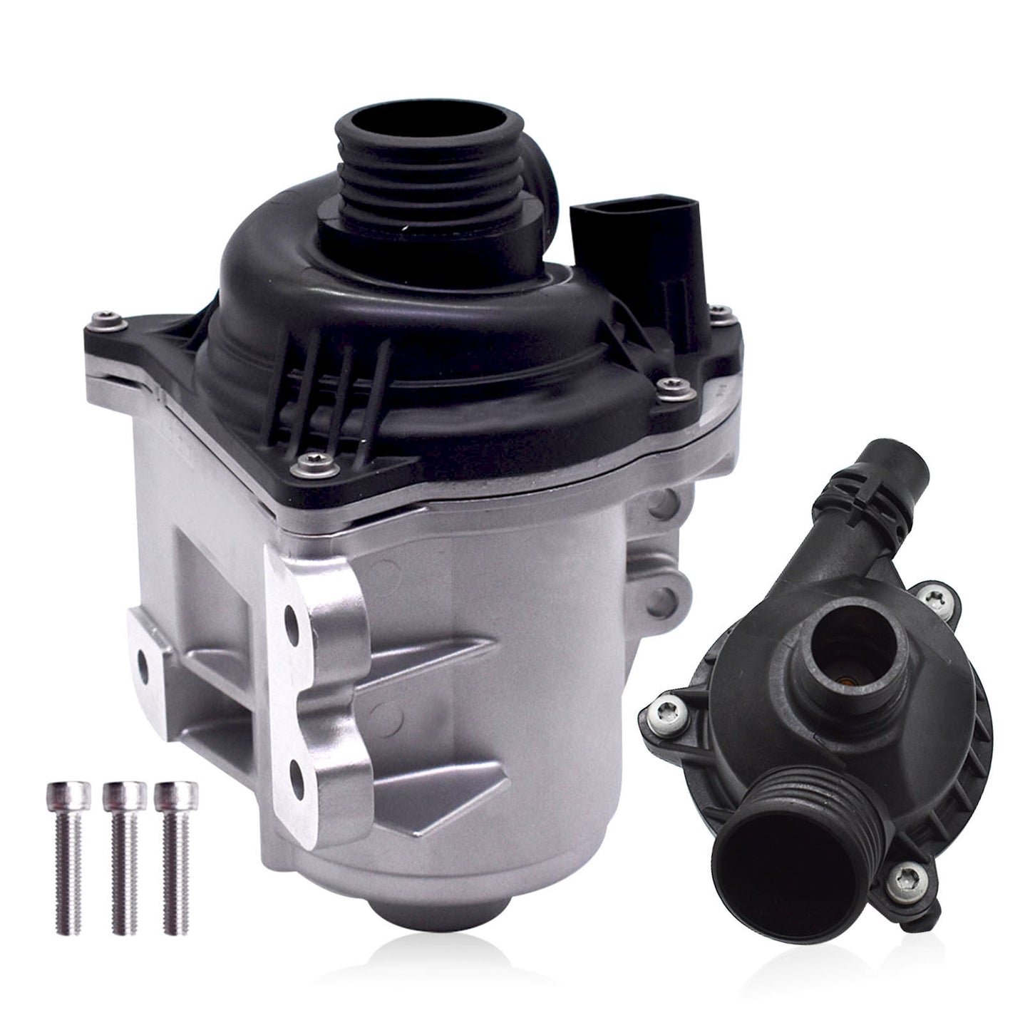 Electric Engine Water Pump and Thermostat Replacement for X1 X3 X4 X5 X6 Z4 135i 135is 335i 335xi 535i 535xi 640i 740i 11517588885 11517563659