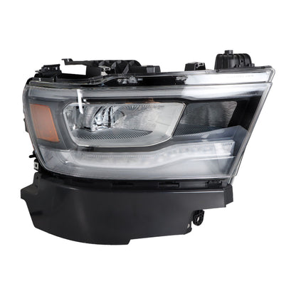 munirater Full LED Headlight For 2019-2021 Dodge Ram 1500 W/DRL Clear Lens Right Side