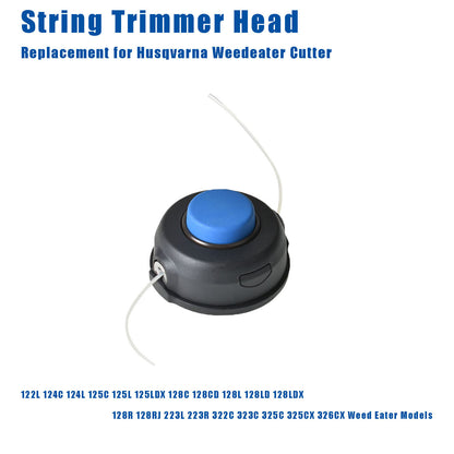 munirater T25 String Trimmer Head Replacement for Husqvarna 125L 128R 128RJ 128LD 223L 325C Weed Eater 966674401(2-Pack)
